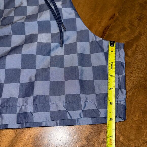 Nike Men’s Club Flow Checker Logo Shorts Size L FN3098-410 – Navy - Picture 7 of 7